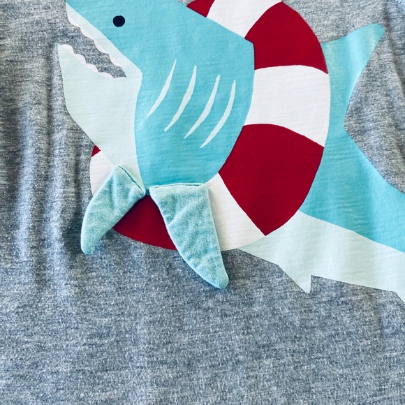 💔SOLD💔Shark Raglan Tee - Picture 2 of 5